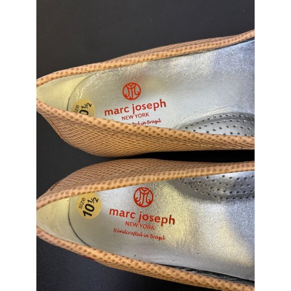 Marc Joseph New York Peach Textured Leather Loafers 10.5 - Picture 6 of 9